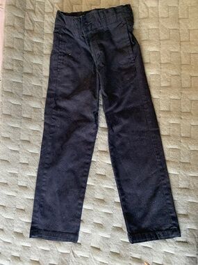 Boys black chino pants